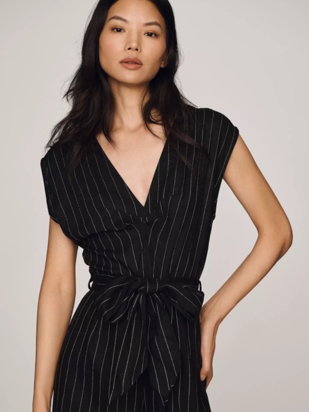Bishop & Young Pinstripe Jumpsuit